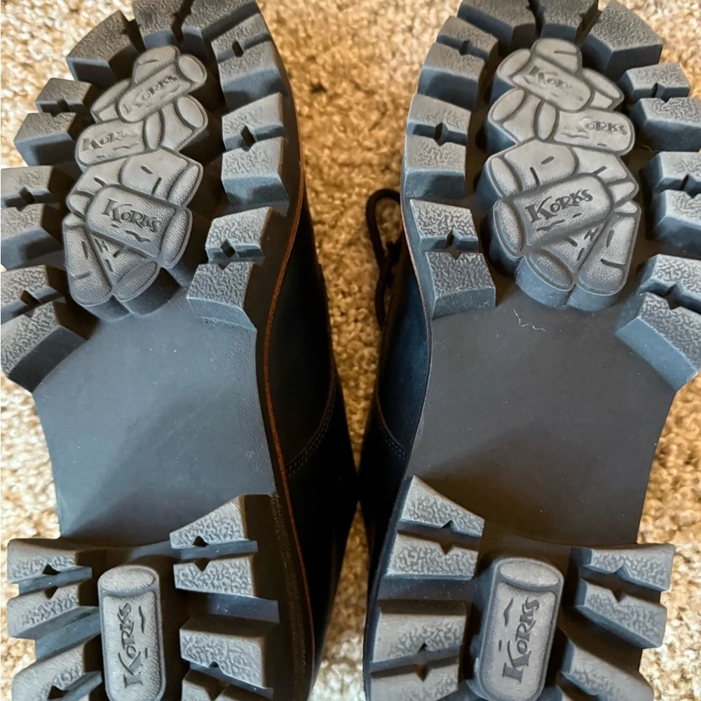 Kork-Ease Black Chunky Sole Flats - Picture 9 of 10
